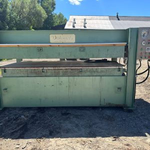 Prasa półkowa hydrauliczna do klejonki z bocznym dociskiem