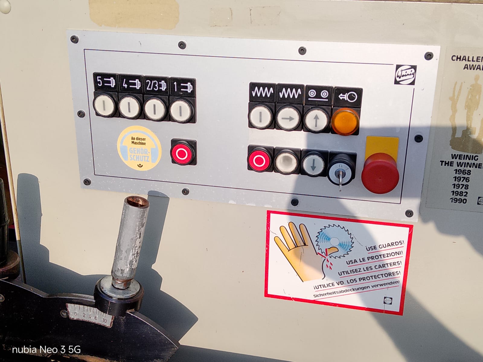 Strugarka Czterostronna WEINING PROFIMAT 22N, 5 Głowic - obrazek 5