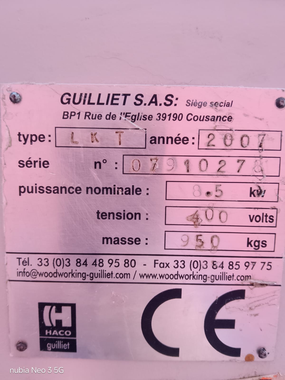 Grubościówka Guillet 630 mm - obrazek 3