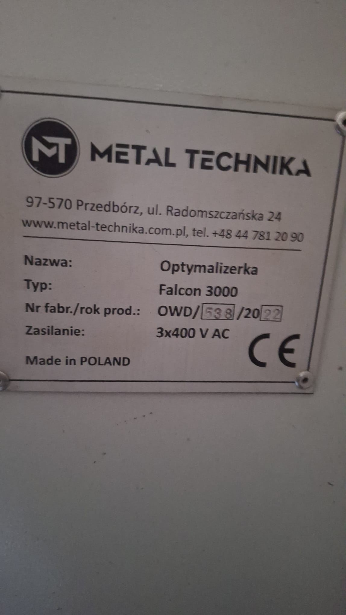 Optymalizerka przelotowa Falcon-3000 - obrazek 15